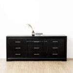 Buffet 9 Laci Modern Minimalis Kayu Jati JFJ-BUFF 08