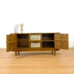 Buffet Kayu Jati Kombinasi Rotan Model Retro FJ-BUFF 05 - Image 2