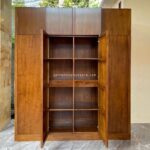 Lemari Pakaian Model Custom 4 Pintu Minimalis Kayu Jati JFJ-LMPK 04 - Image 3