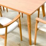 Set Kursi Meja Makan Kayu Jati 6 Kursi Model Minimalis JFJ-SKMM 02 - Image 4