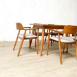 Set Kursi Meja Makan Kayu Jati 6 Kursi Model Minimalis JFJ-SKMM 02 - Image 3