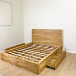 Tempat Tidur Laci Minimalis Kayu Jati FJR-TTDR 02 - Image 2