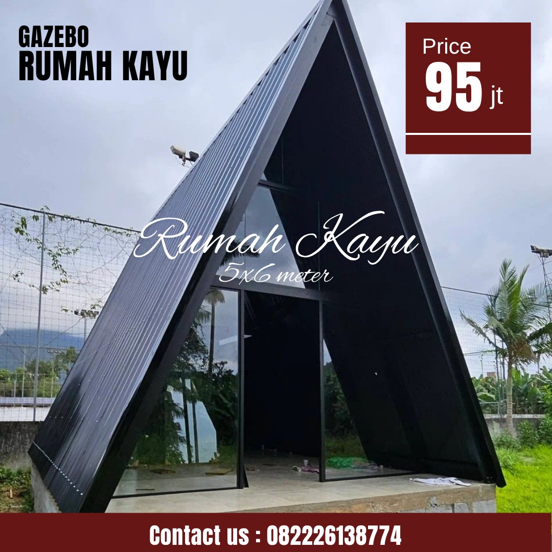 Abu Abu Inspirasi Desain Moderen Furniture Instagram Post Rumah Segitiga Minimalis Modern Kayu jati - Image 1