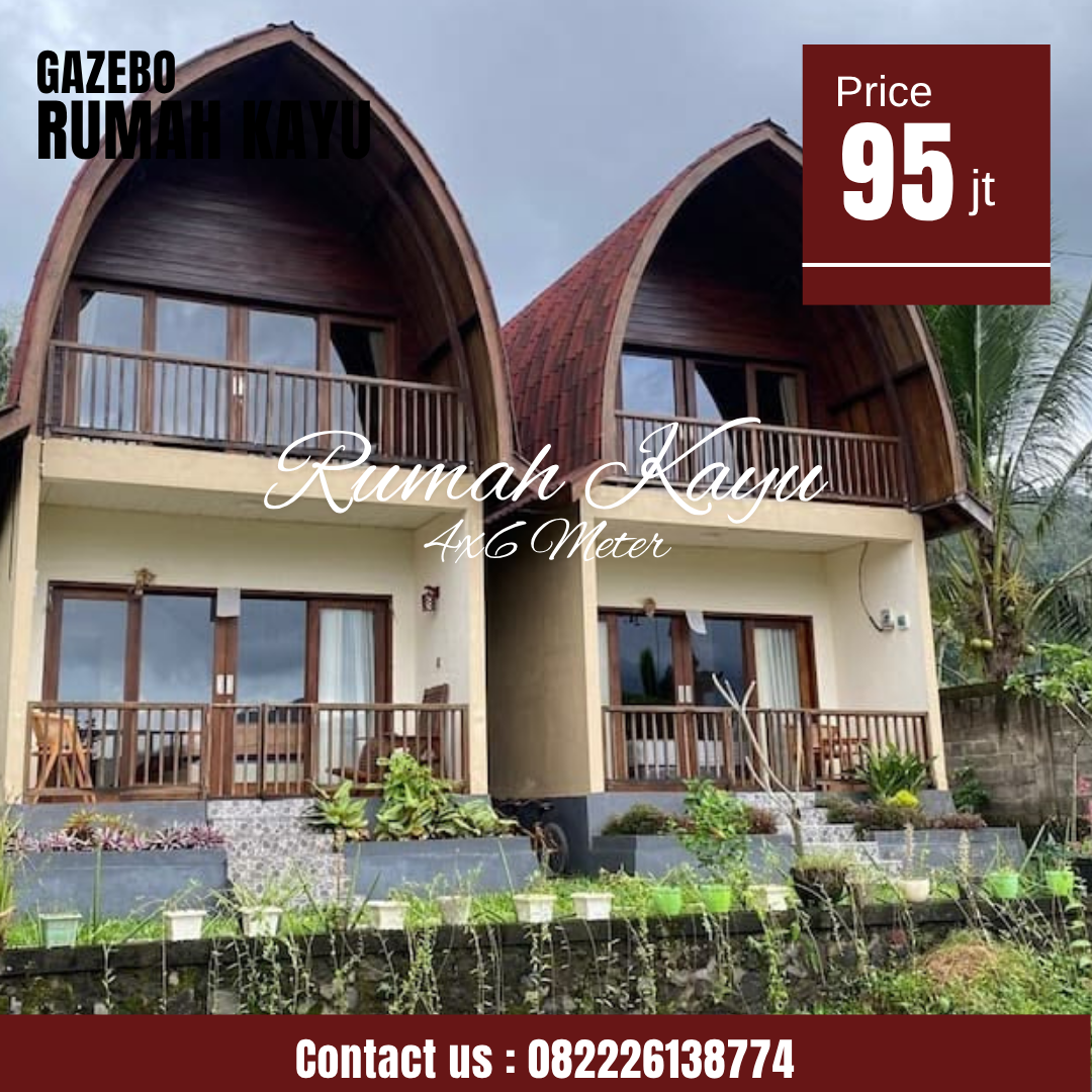 Abu Abu Inspirasi Desain Moderen Furniture Instagram Post Rumah Kayu Lumbung Minimalis Full Jati - Image 1