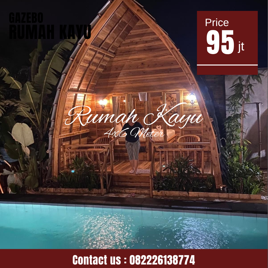 Abu Abu Inspirasi Desain Moderen Furniture Instagram Post Rumah Lumbung Kayu Jati Minimalis 4x6 Meter - Image 1