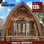 Rumah Kayu Minimalis Model Lumbung