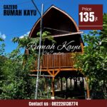 Rumah Kayu Lumbung Minimalis Modern Untuk Villa Dan Resort
