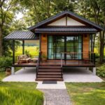 Rumah Kayu Minimalis Modern bisa Bongkar Pasang