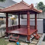 Jual Gazebo Kayu Jati Minimalis Langsung Pengrajin