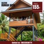 Rumah Kayu Panggung Minimalis Modern Harga Terjangkau