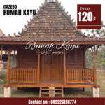 Jual Rumah Joglo Kayu Jati Bongkar Pasang