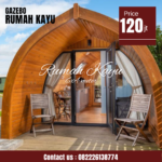Rumah Lumbung Kayu Jati Minimalis Desain Estetik