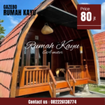 Jual Rumah Lumbung Kayu Jati Modern Berkualitas Premium