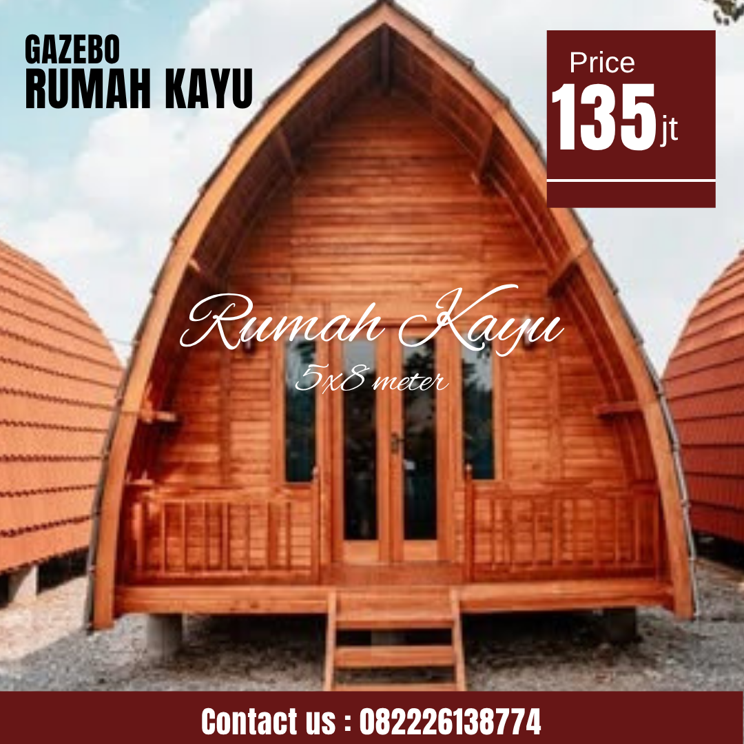 Abu Abu Inspirasi Desain Moderen Furniture Instagram Post (51) Rumah Lumbung Kayu Jati Knock Down Mudah Dipasang - Image 1