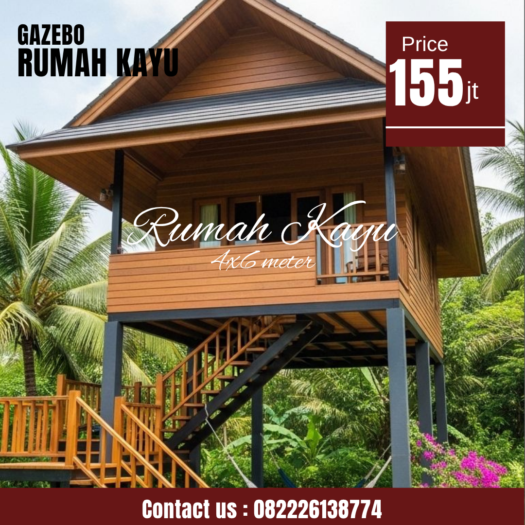 Abu Abu Inspirasi Desain Moderen Furniture Instagram Post Rumah Kayu Panggung Minimalis Modern Harga Terjangkau - Image 1