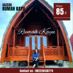Jual Rumah Lumbung Kayu Custom Sesuai Kebutuhan Anda