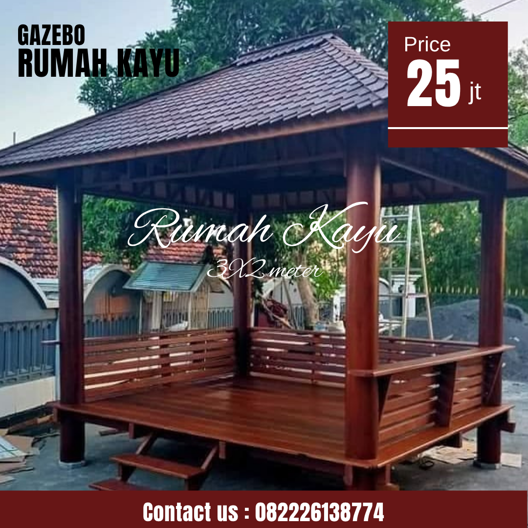 Abu Abu Inspirasi Desain Moderen Furniture Instagram Post (65) Jual Gazebo Kayu Jati Minimalis Berkualitas Premium - Image 1