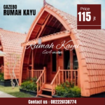 Rumah Lumbung Kayu Jati Asli