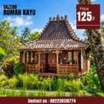 Jual Rumah Joglo Jati Modern  Konsep Villa Tropis