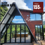 Rumah Segitiga Cocok untuk Villa, Homestay & Hunian
